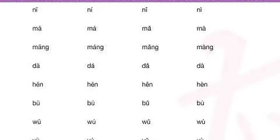 Cách phát âm trong tiếng Trung