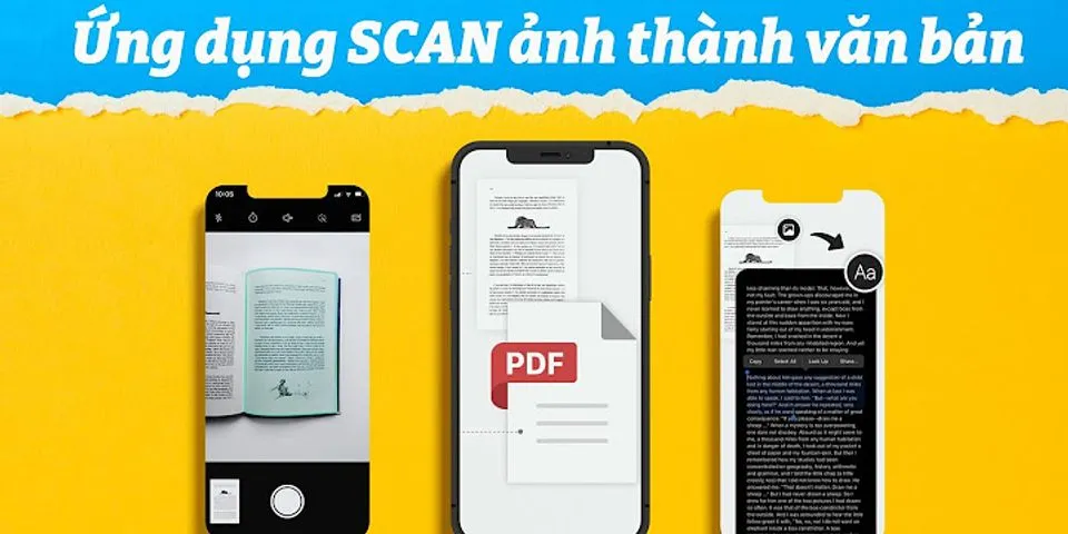 Cách scan ảnh thành file PDF trên điện thoại