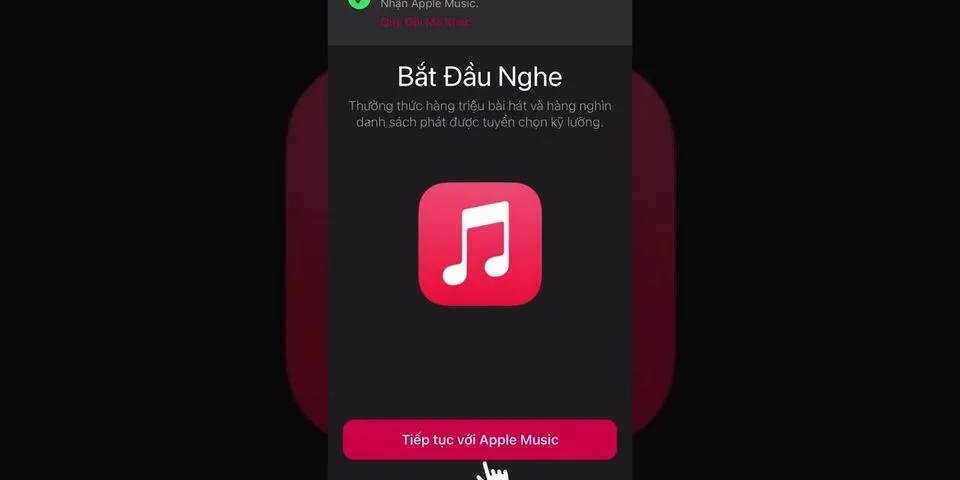 Cách stream trên Apple Music
