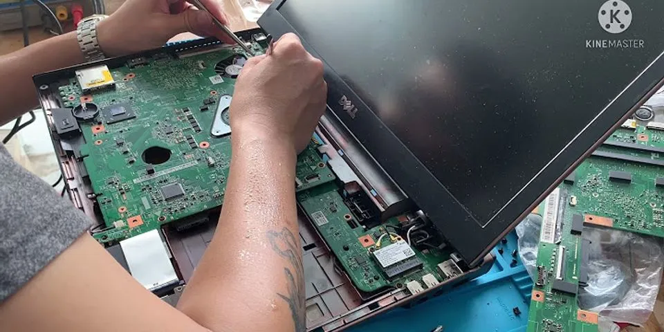 Cách tháo Máy laptop Dell Vostro