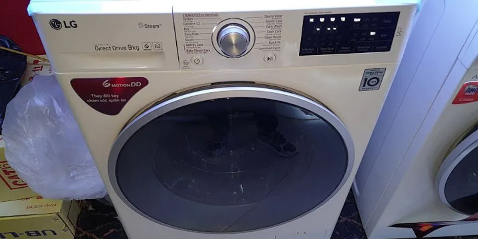 Cách vắt quần áo bằng máy giặt LG cửa ngang