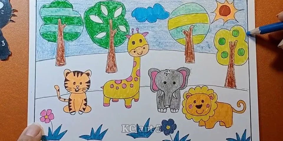 Đề bài - cách vẽ tranh với con vật trong rừng - trang 59 - sgk mĩ thuật 2 - chân trời sáng tạo