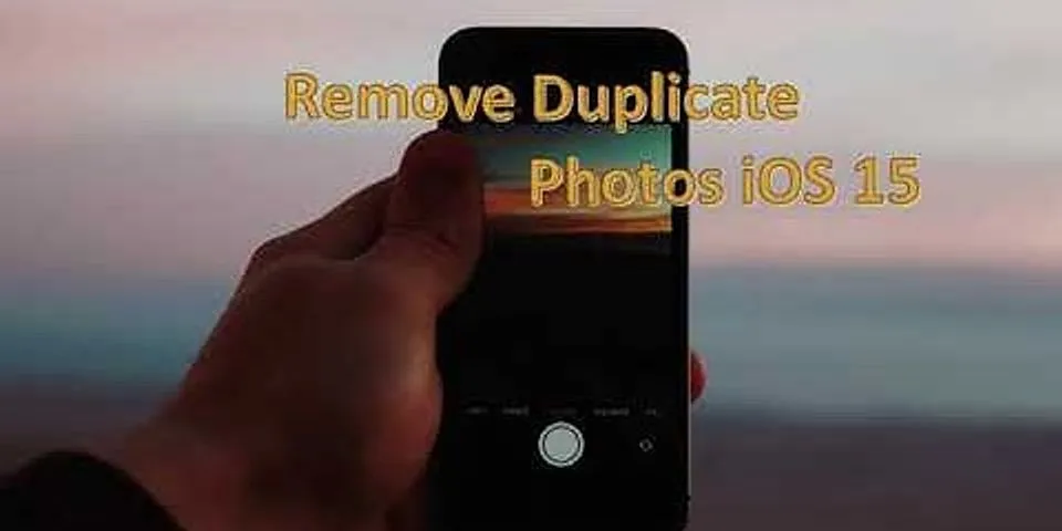 Can Apple Photos delete duplicates?