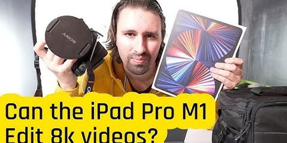 Can iPad play 8K videos?