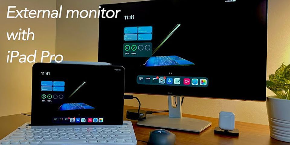 Can you use iPad as external monitor?