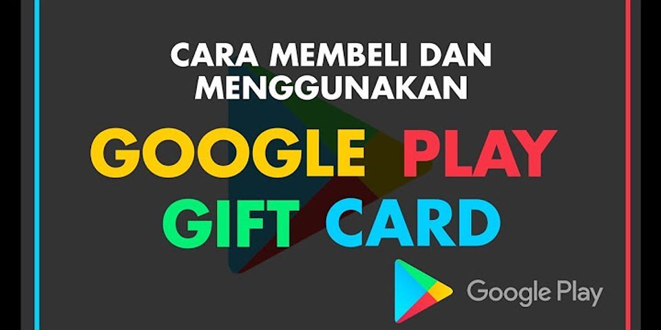 Cara membeli Google Play Card