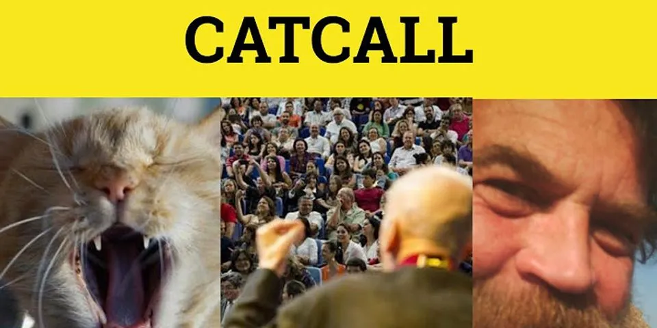 catcallers là gì - Nghĩa của từ catcallers
