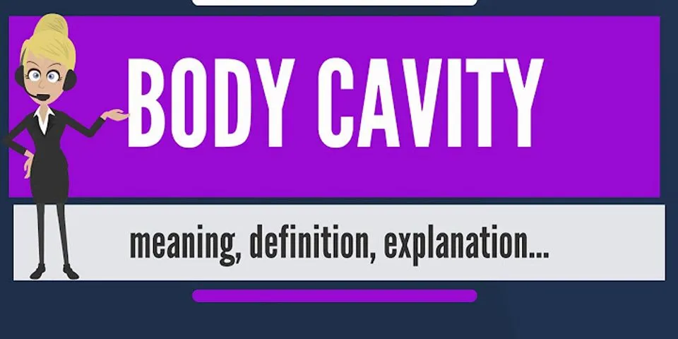 cavity là gì - Nghĩa của từ cavity