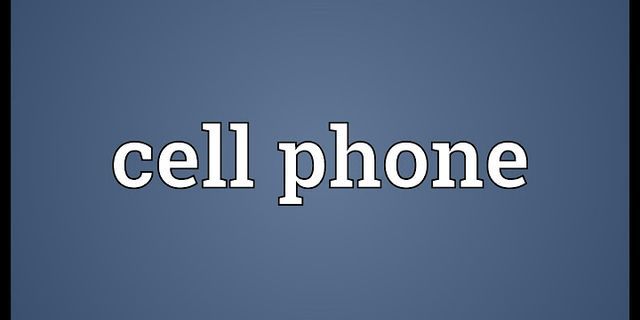 cell phones là gì - Nghĩa của từ cell phones