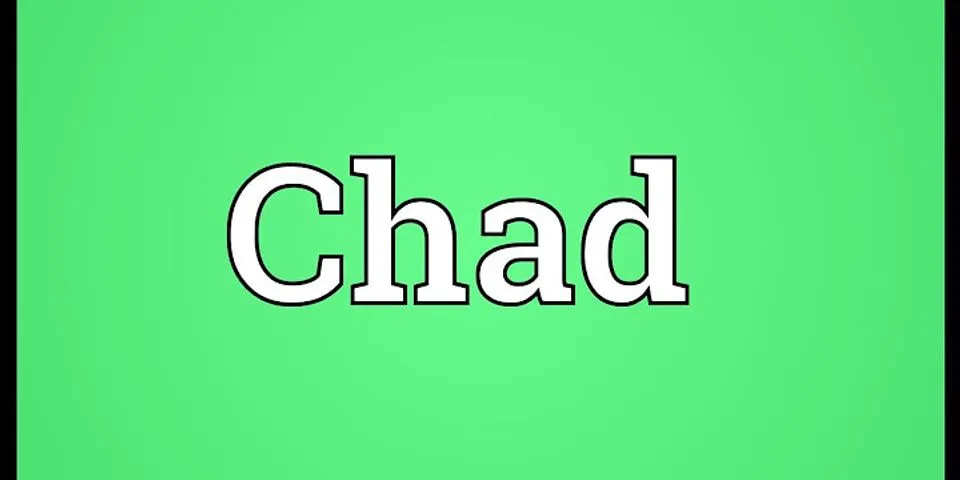chaded là gì - Nghĩa của từ chaded