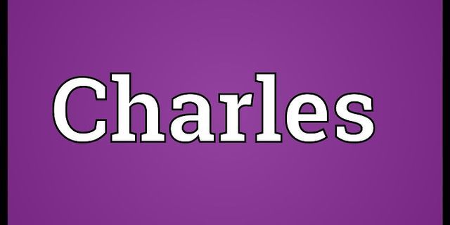 charlesed là gì - Nghĩa của từ charlesed