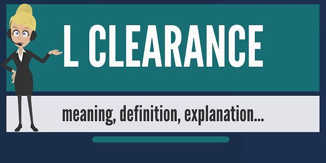 clearance là gì - Nghĩa của từ clearance