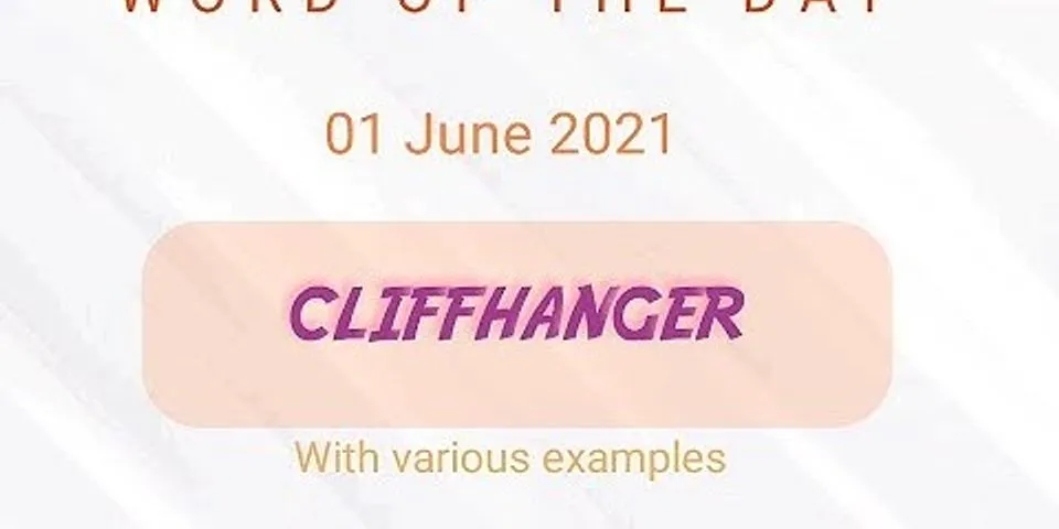 cliffhanger là gì - Nghĩa của từ cliffhanger