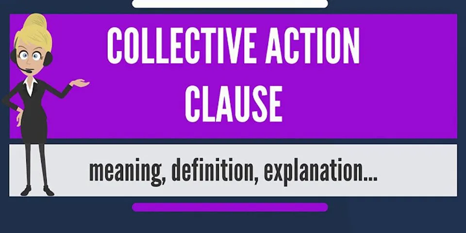 collective action là gì - Nghĩa của từ collective action