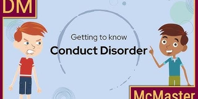 conduct disorder là gì - Nghĩa của từ conduct disorder