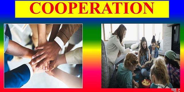 cooperation là gì - Nghĩa của từ cooperation