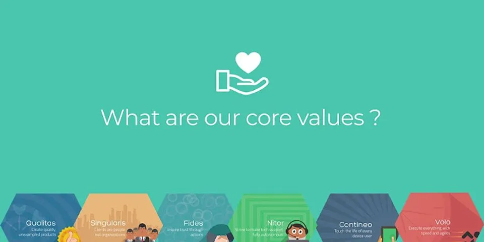 core values là gì - Nghĩa của từ core values