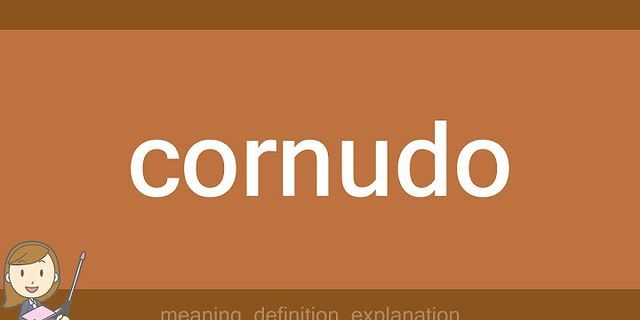 cornudo là gì - Nghĩa của từ cornudo