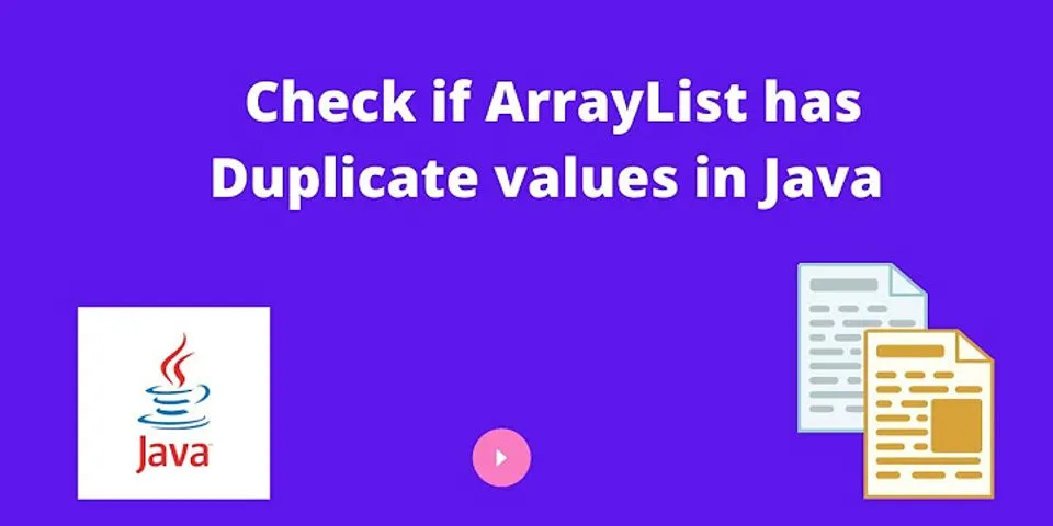 Count duplicate elements in ArrayList java