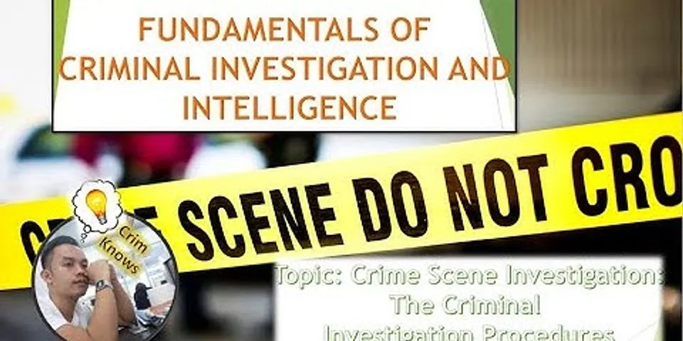 crime scene investigation là gì - Nghĩa của từ crime scene investigation