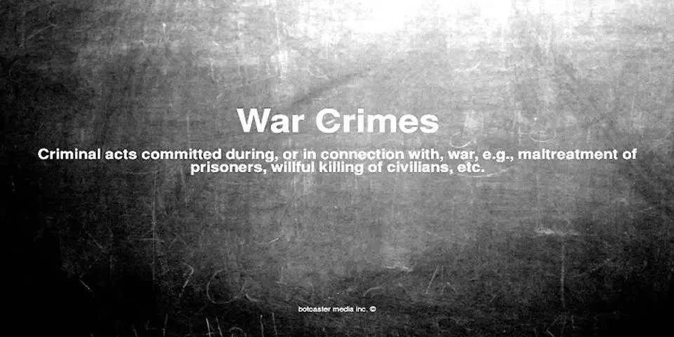 crimes là gì - Nghĩa của từ crimes