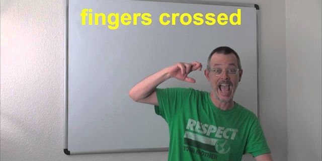 crossed fingers là gì - Nghĩa của từ crossed fingers