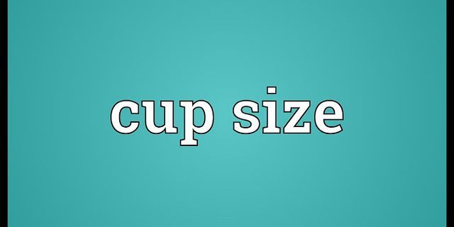 cup size là gì - Nghĩa của từ cup size