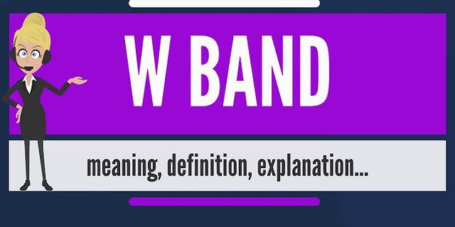 da band là gì - Nghĩa của từ da band