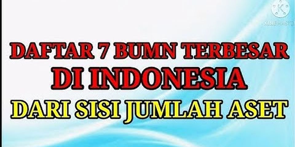 Daftar BUMN di Indonesia