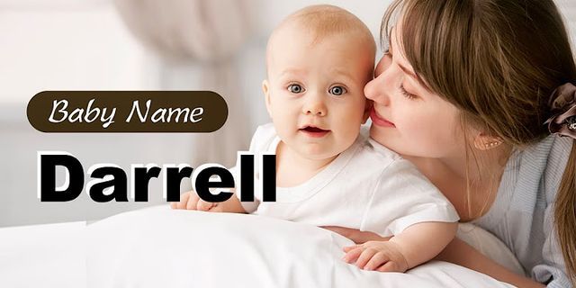 darrel là gì - Nghĩa của từ darrel