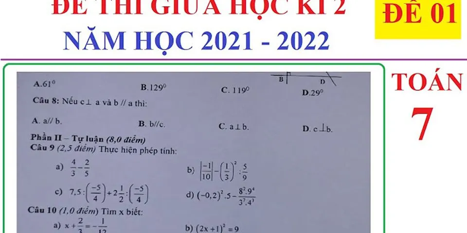 Đề bài - đề kiểm tra giữa học kì 1 môn toán lớp 7 năm 2020 - 2021 trường thcs mỹ đình 1