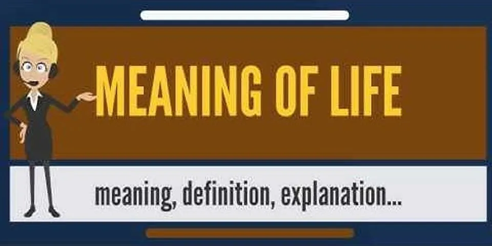 definition of life là gì - Nghĩa của từ definition of life