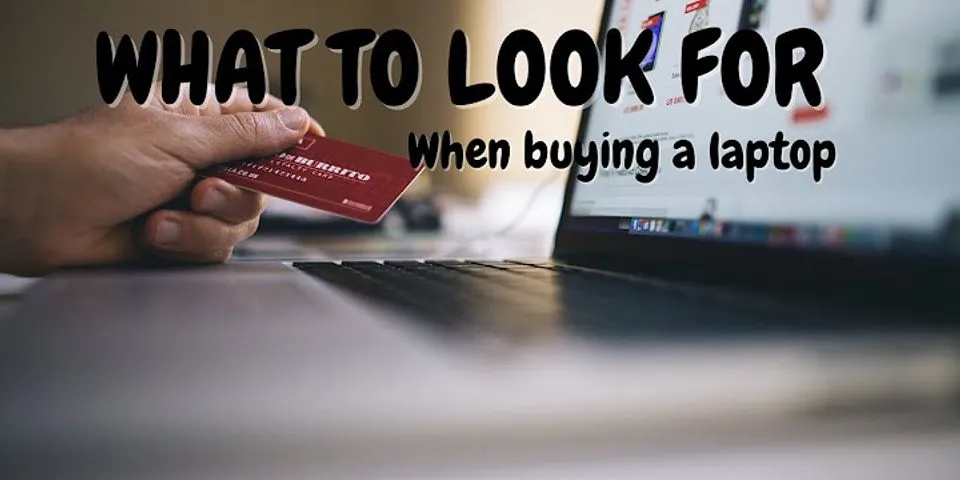 Disadvantages of buying laptop online