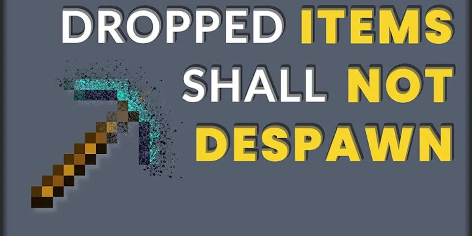 Do items despawn in the nether