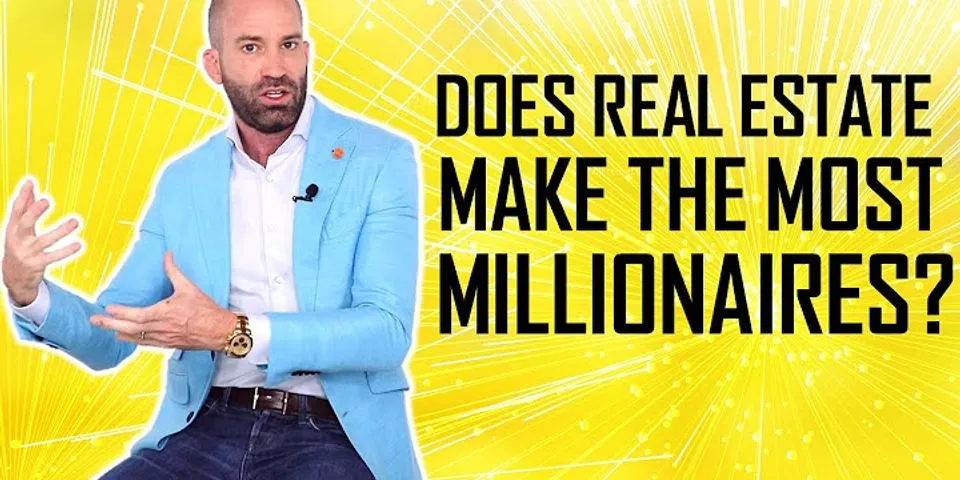 Do most millionaires own real estate?