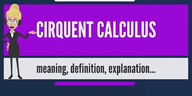 doing calculus là gì - Nghĩa của từ doing calculus