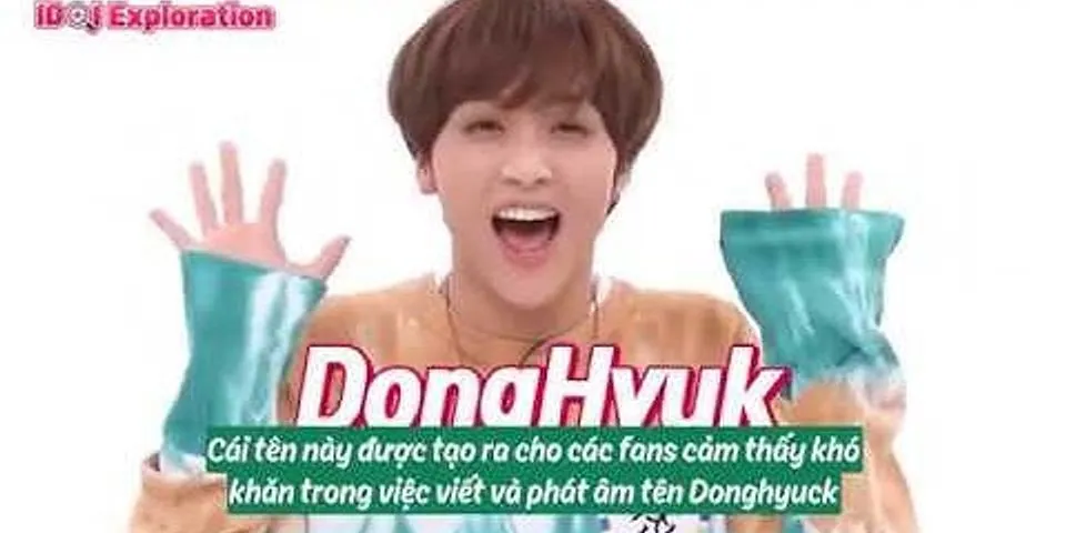 donghyuck lee là gì - Nghĩa của từ donghyuck lee