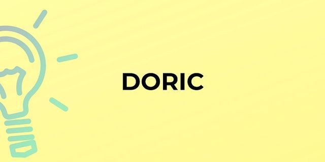 doric là gì - Nghĩa của từ doric