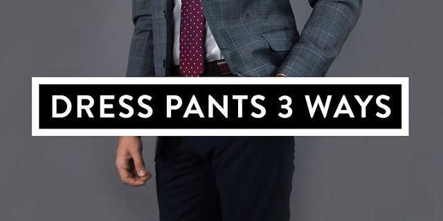 dress pants là gì - Nghĩa của từ dress pants
