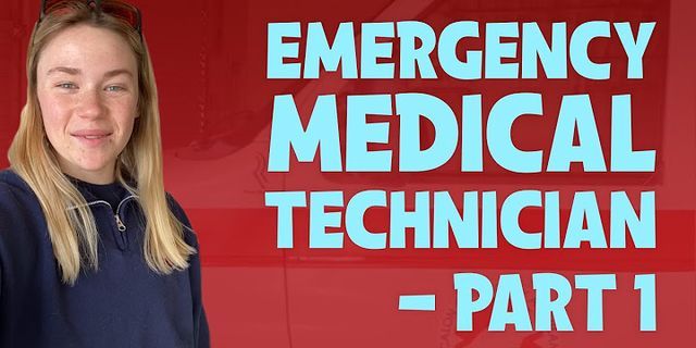 emergency medical technician là gì - Nghĩa của từ emergency medical technician