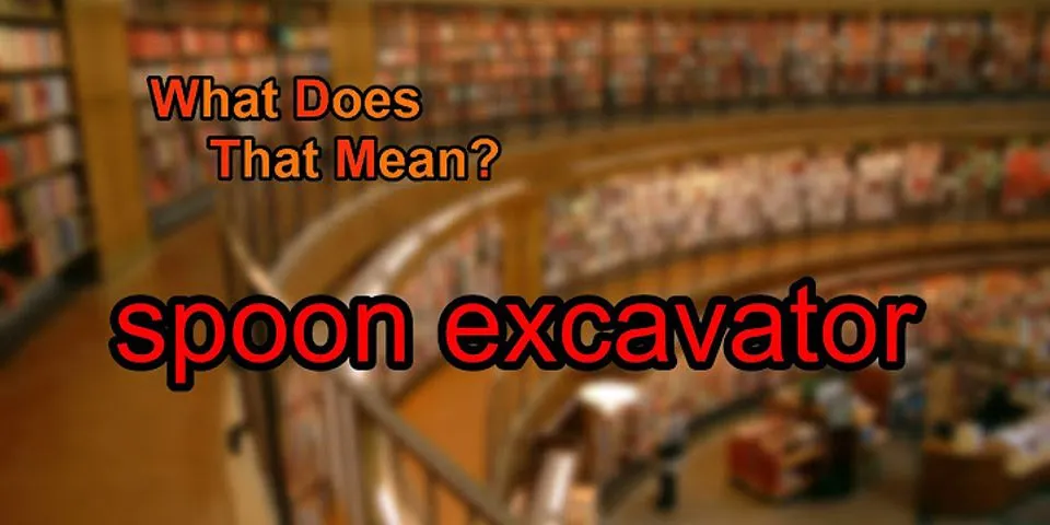 excavator là gì - Nghĩa của từ excavator