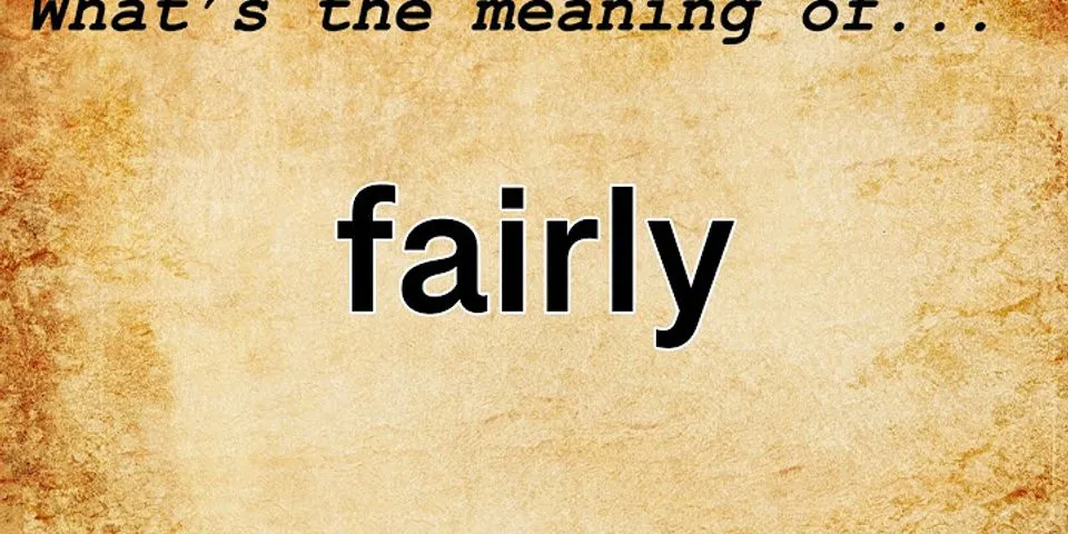 fairley là gì - Nghĩa của từ fairley