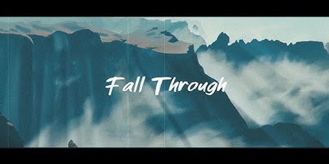 fall-through là gì - Nghĩa của từ fall-through