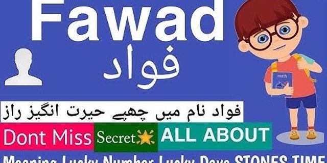 fawad là gì - Nghĩa của từ fawad