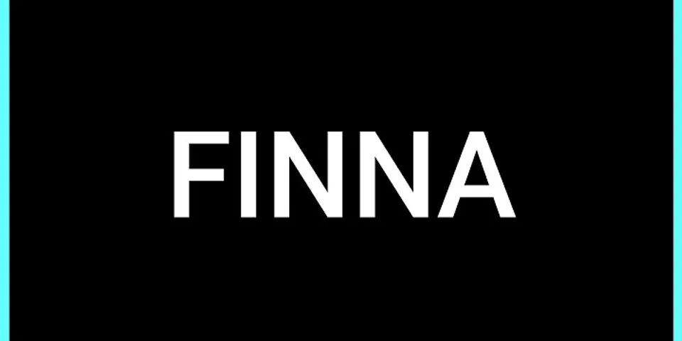 finna do là gì - Nghĩa của từ finna do