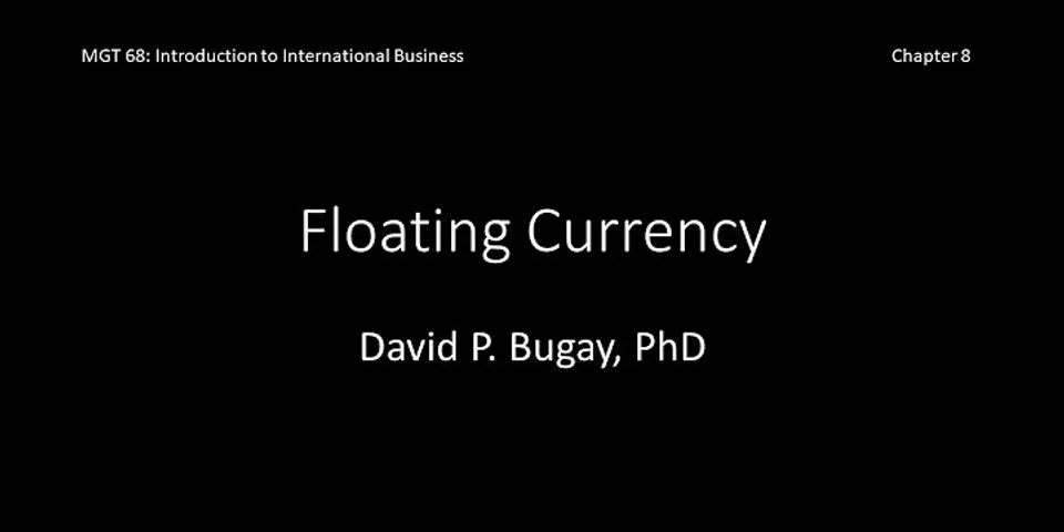 floating currency là gì - Nghĩa của từ floating currency