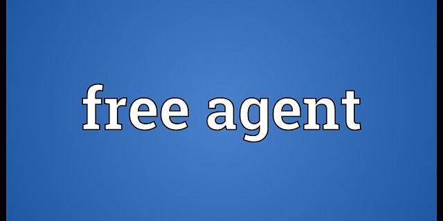 free agents là gì - Nghĩa của từ free agents