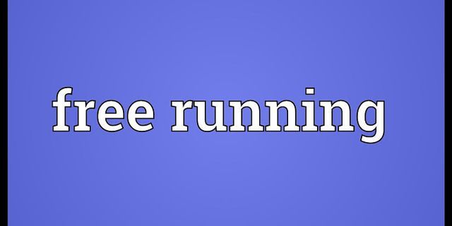 free running là gì - Nghĩa của từ free running