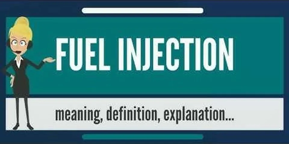 fuel injection là gì - Nghĩa của từ fuel injection