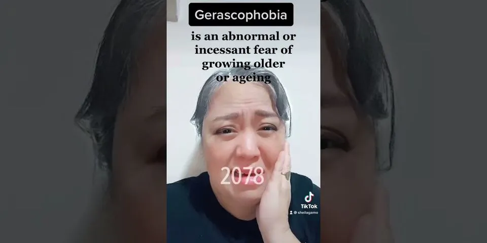 gerascophobia là gì - Nghĩa của từ gerascophobia